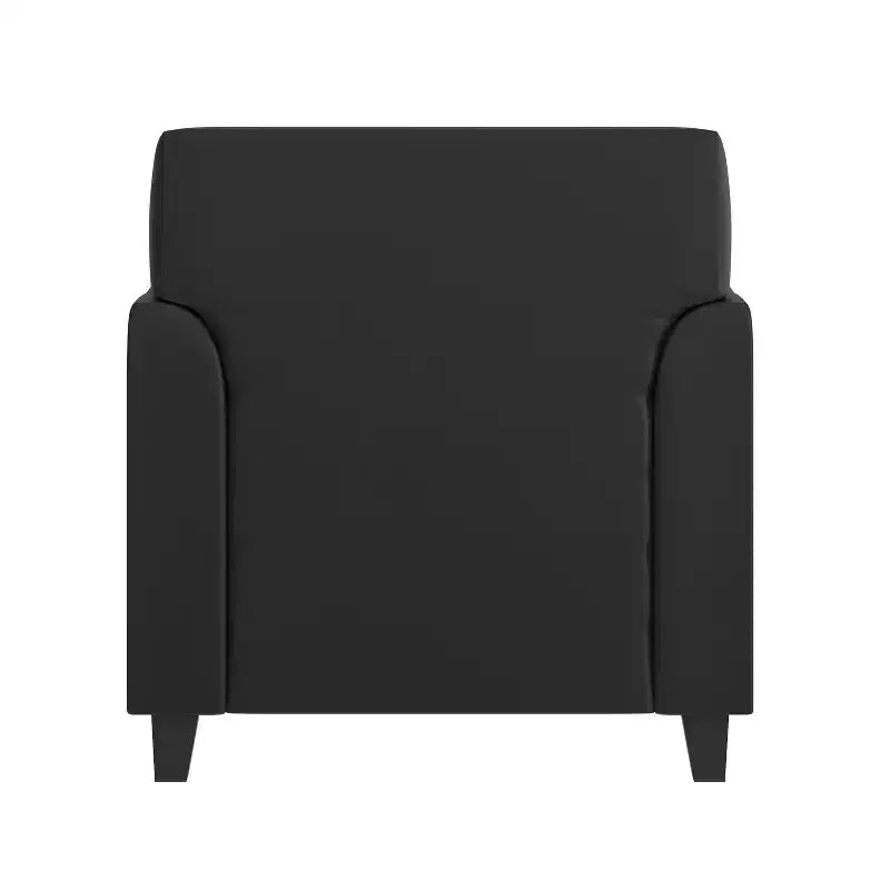 Chaise Flash Furniture HERCULES Diplomat Series en LeatherSoft avec cadre surpiqué à lignes épurées