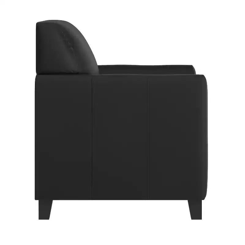 Chaise Flash Furniture HERCULES Diplomat Series en LeatherSoft avec cadre surpiqué à lignes épurées
