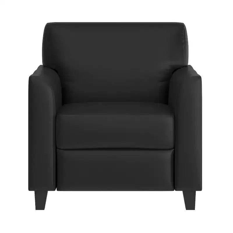 Chaise Flash Furniture HERCULES Diplomat Series en LeatherSoft avec cadre surpiqué à lignes épurées