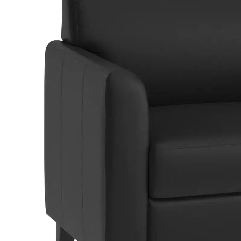 Chaise Flash Furniture HERCULES Diplomat Series en LeatherSoft avec cadre surpiqué à lignes épurées