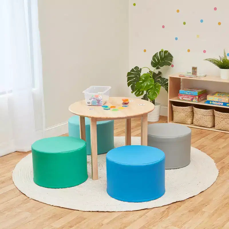 Pouf rond SoftZone 4 pièces