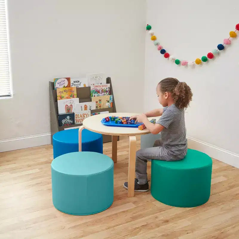 Pouf rond SoftZone 4 pièces