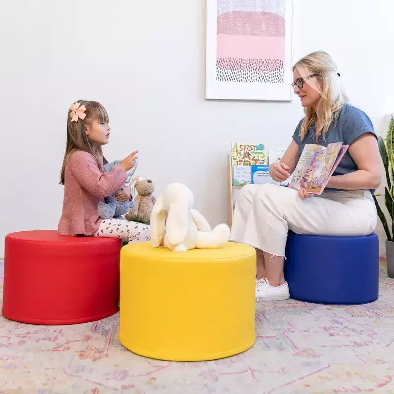 Pouf rond SoftZone 4 pièces
