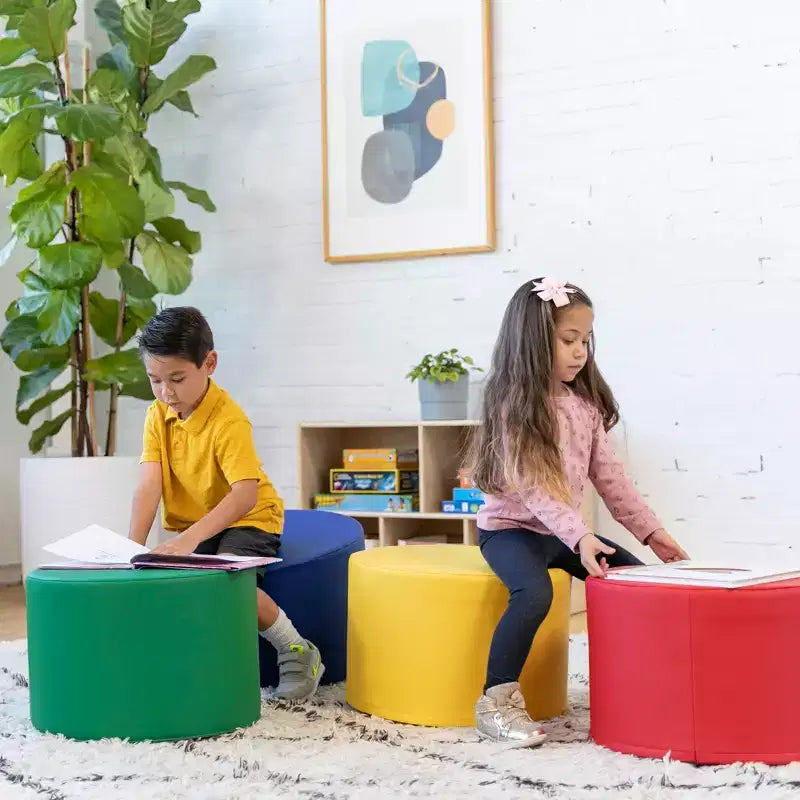 Pouf rond SoftZone 4 pièces