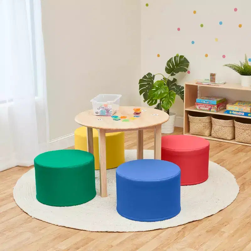 Pouf rond SoftZone 4 pièces