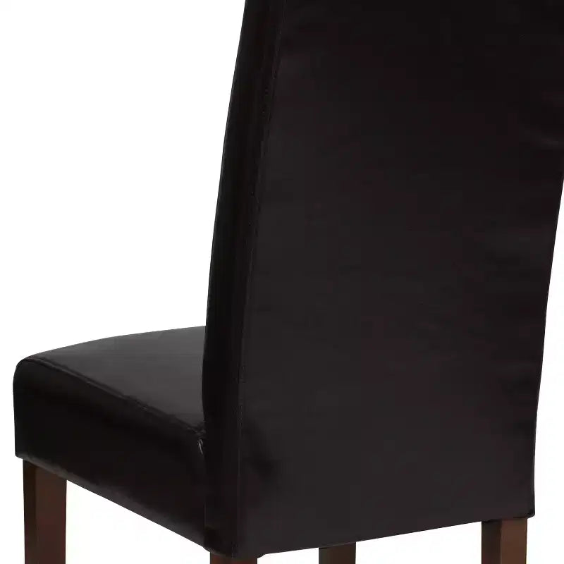 Chaise de salle à manger d'appoint Parsons à dossier en panneau de style Mid-Century Merrick Lane - Lot de 6