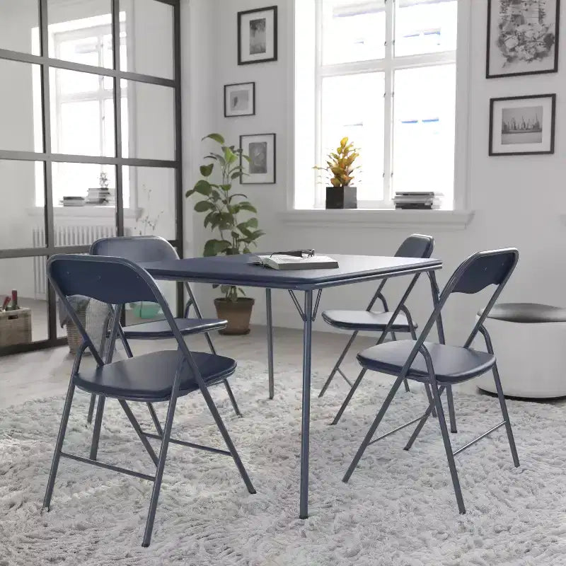 Ensemble table et 4 chaises pliantes Flash Furniture