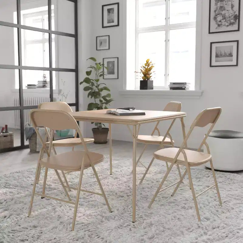 Ensemble table et 4 chaises pliantes Flash Furniture
