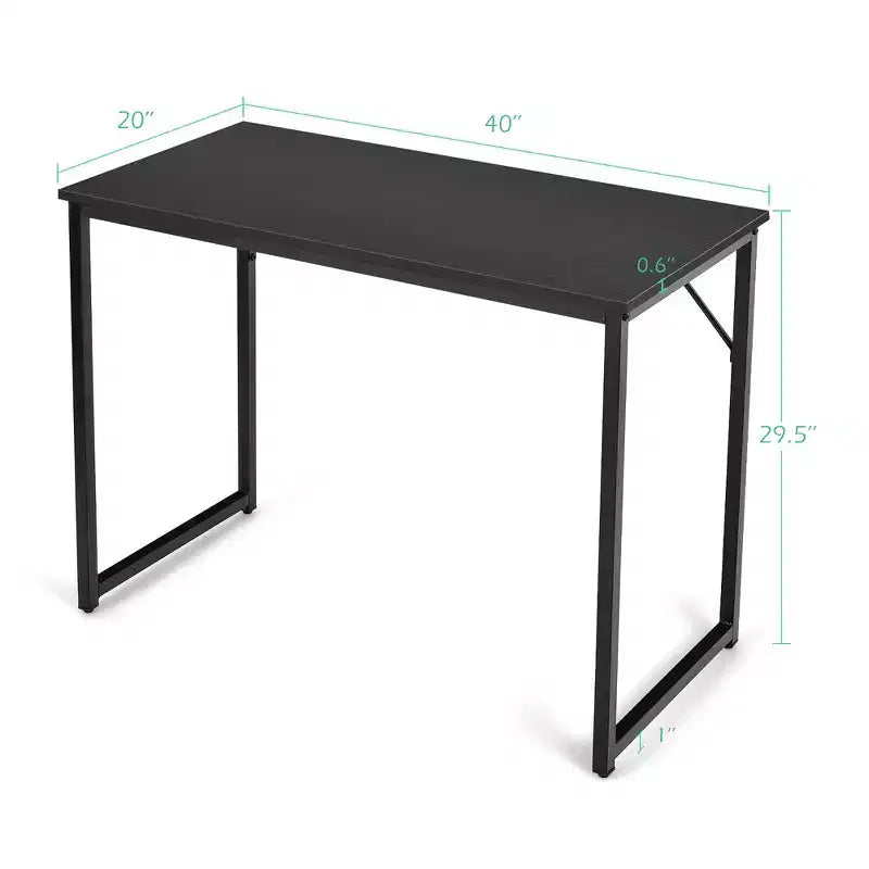 Costway Bureau Informatique Table d'Étude Poste de Travail pour Ordinateur Portable Maison Bureau