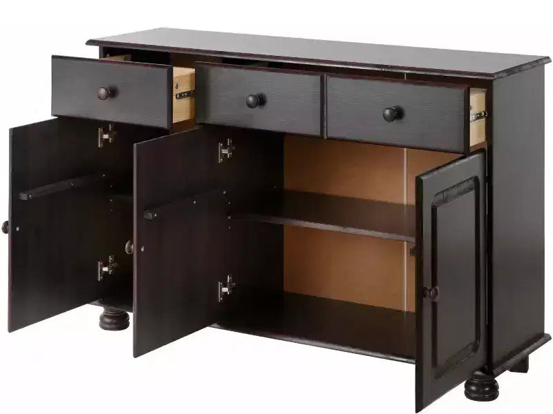 RealRooms Chester Sideboard avec 3 tiroirs et 2 placards