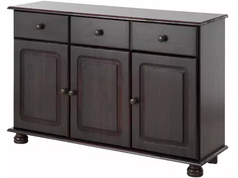 RealRooms Chester Sideboard avec 3 tiroirs et 2 placards