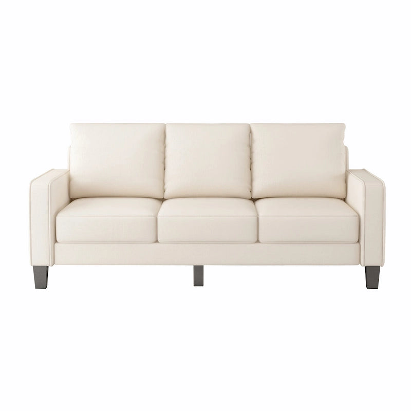 3-Seat Sofa with Storage | Beige / Grey / Grey & Black | Fabric