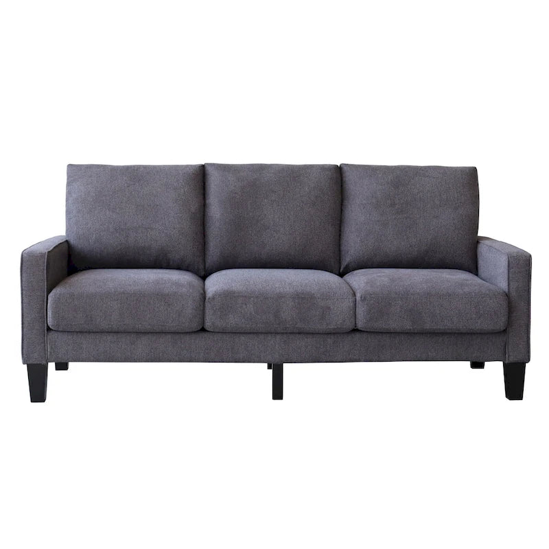 3-Seat Sofa with Storage | Beige / Grey / Grey & Black | Fabric