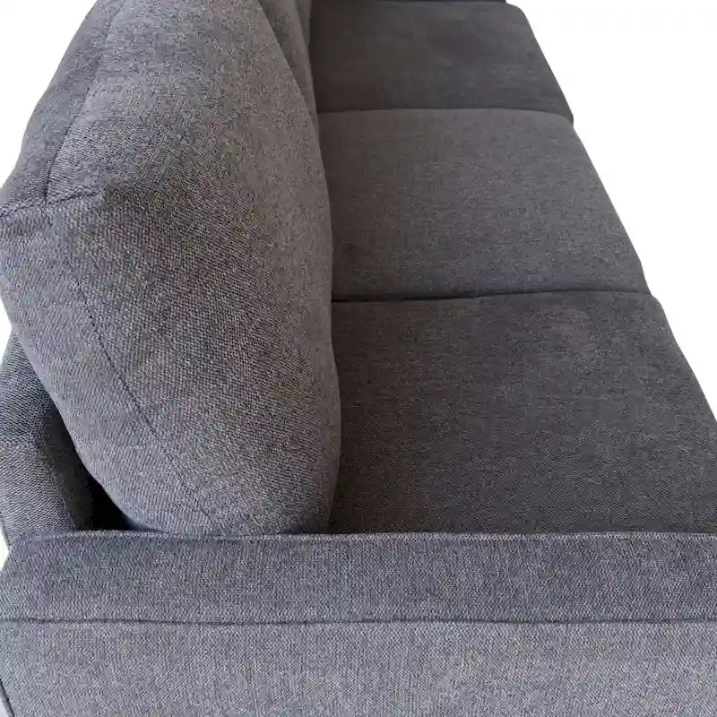 3-Seat Sofa with Storage | Beige / Grey / Grey & Black | Fabric