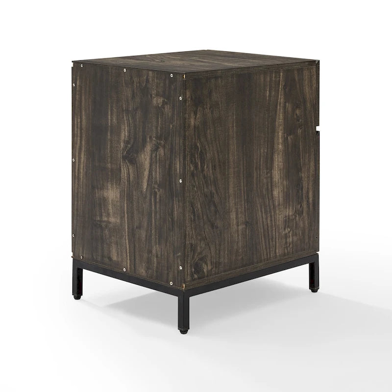 Brown Ash 2-Drawer File Cabinet – Legal Size