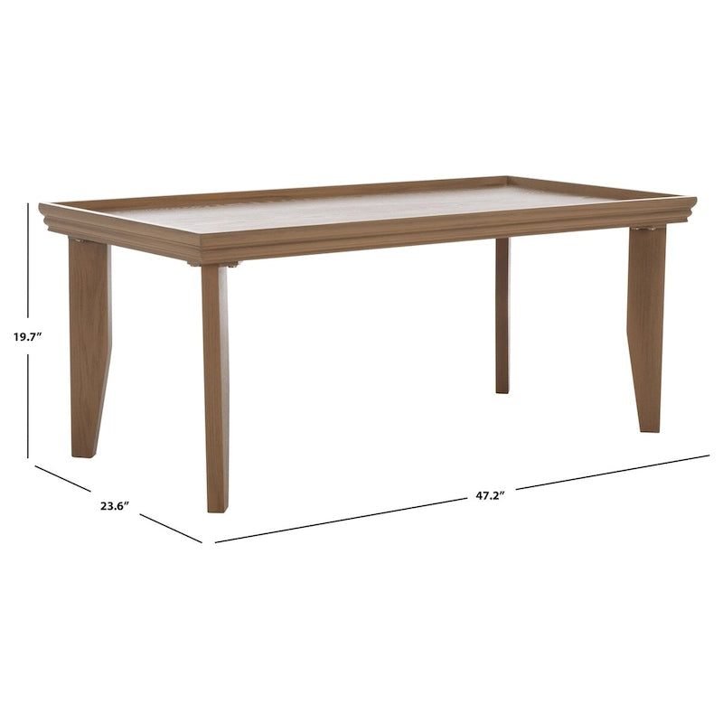 SAFAVIEH Asthildur Coffee Table - 47 L x 24 D x 20 H - 47Wx24Dx20H