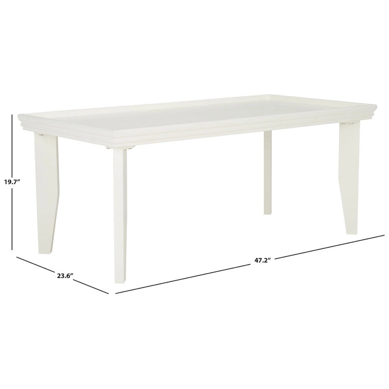 SAFAVIEH Asthildur Coffee Table - 47 L x 24 D x 20 H - 47Wx24Dx20H