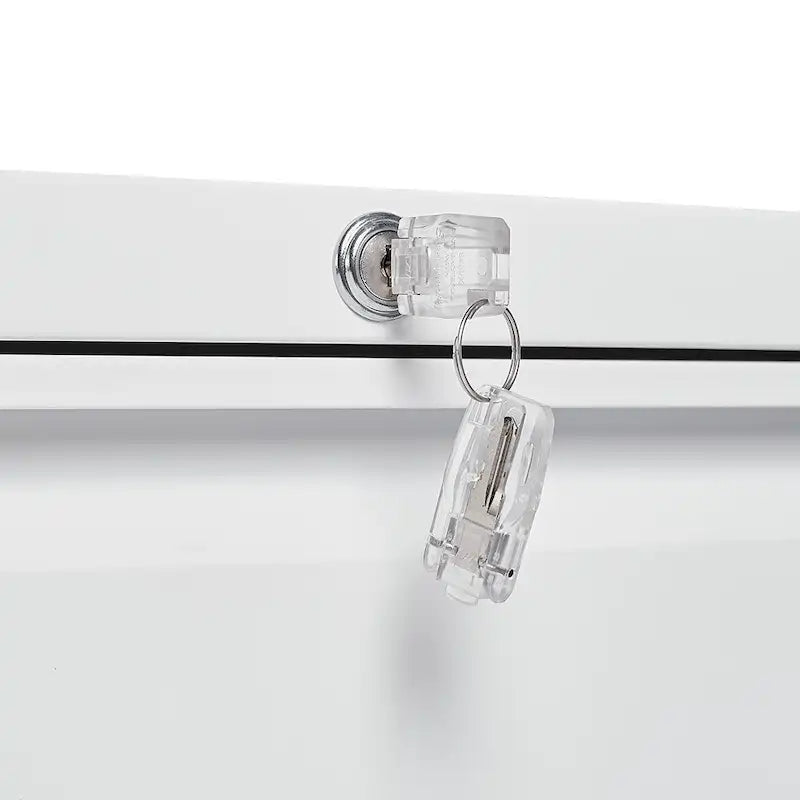 Black / White 3-Drawer Locking Metal Lateral File Cabinet – 1 User