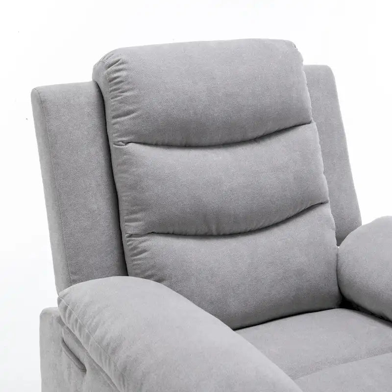 Light Gray Power Recliner Chair for 1