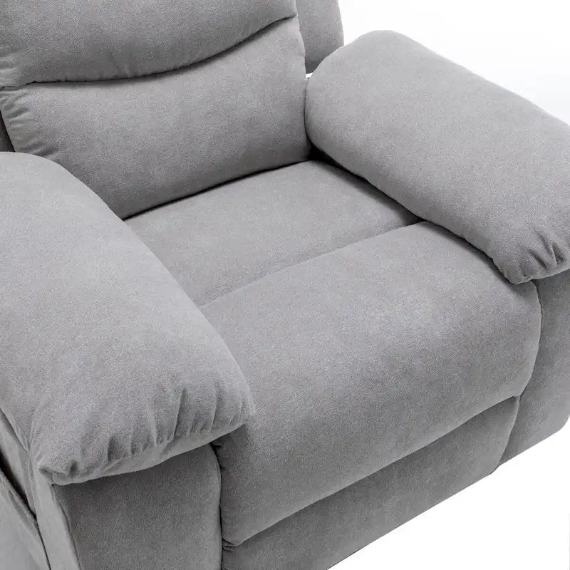 Light Gray Power Recliner Chair for 1