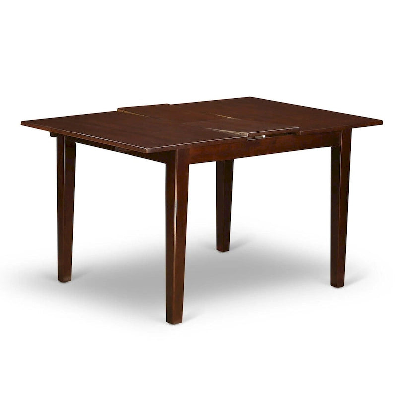 Rectangular Butterfly Leaf Dining Table, Seats 4–6 – Buttermilk/Cherry or Mahogany